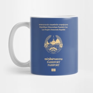 Lao passport Mug